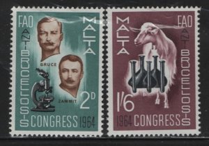 MALTA,  298-299   MINT HINGED