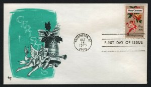 #1580 Merry Christmas!, Marq FDC **ANY 5=FREE SHIPPING** 