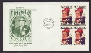 US 1803 W C Fields B/4 Artmaster U/A FDC