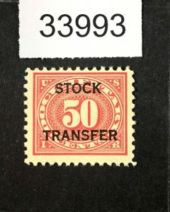 MOMEN: US STAMPS #RD9 MINT OG NH LOT #33993