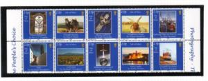 Isle of Man Sc 968 2002 23p Local Scenes stamp block NH