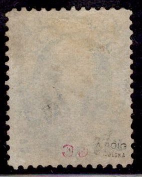 US Stamp #72 USED 90c Blue Washington SCV $600.