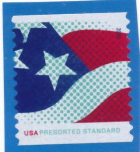 USA 2015  Scott 4963 used - (10c), Stars & Stripes Presort Coil