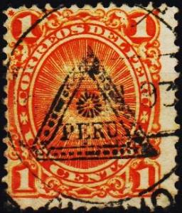 Peru. 1883 1c S.G.206 Fine Used