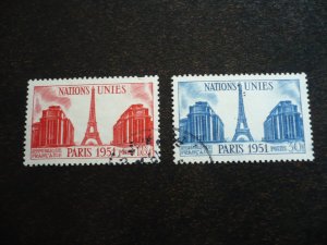 Stamps - France - Scott# 671-672 - Used Set of 2 Stamps