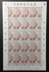Faroe Islands 1980 #53-4 Sheet, 2 Pics, MNH, CV $20