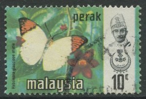 STAMP STATION PERTH Perak #150 Sultan Idris Shah Butterflies Used 1971