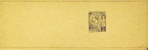 19tH CENT MONACO 2c PRINCE ALBERT I POSTAL STATIONERY WRAPPER