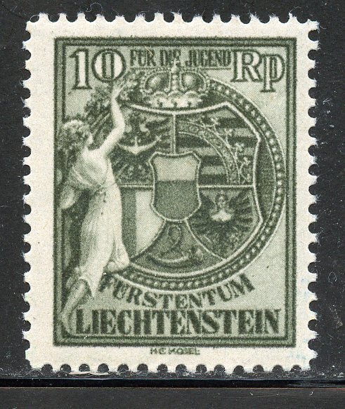 Liechtenstein # B11, Mint Hinge Remain.