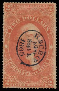 U.S. REV. FIRST ISSUE R83c  Used (ID # 97807)