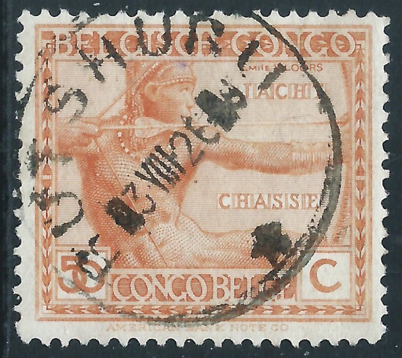 Belgian Congo, Sc #99, 50c Used (RUTSHURU CDS)