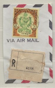 Libya 167 TTP w/Registered label
