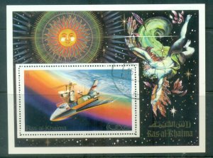 Ras Al Khaima 1972 Mi#MS133A Skylab Space Programme MS CTO