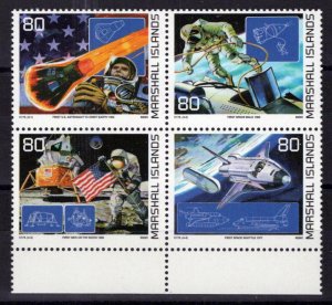 ZAYIX Marshall Islands 781 MNH Space Shuttle Astronaut Moon 100323S186M