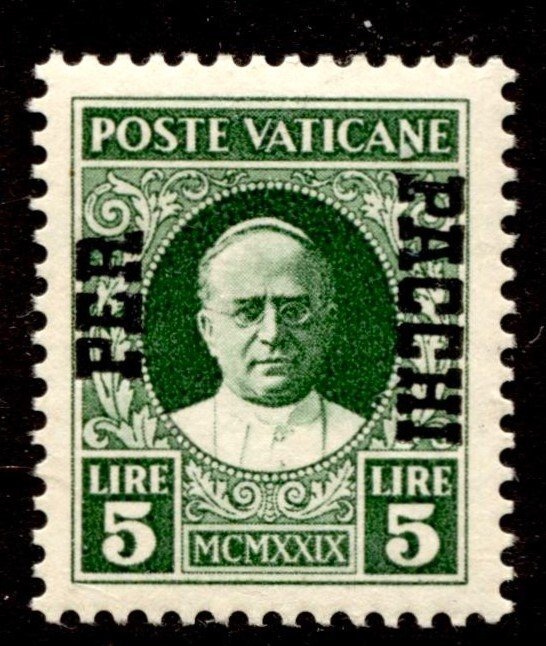 Vatican Stamps #Q12 MINT OG NH XF SINGLE OVERPRINT
