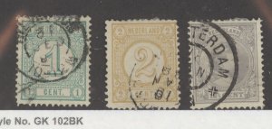 Netherlands #35-36/44a  Multiple