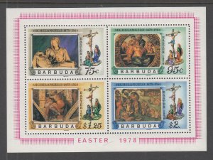 Barbuda 331a Easter Souvenir Sheet MNH VF