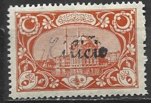 COLLECTION LOT 21673 CILICIA #60 MH 1919 CV+$45