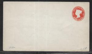 Great Britain Postal Stationery Envelope H&G 13 Mint