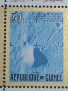 ​GUINEA 1965-SC#387a AMERICAN & RUSSIAN ACHIEVEMENT IN SPACE- MNH SHEET VF