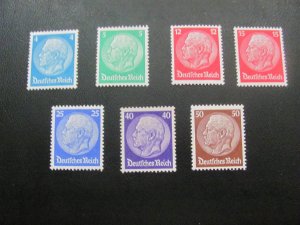 GERMANY 1932 MNH SC 391-397 SET XF 170 EUROS (121) SEE MY STORE