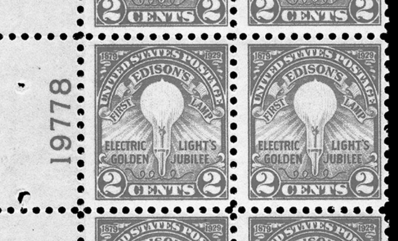 US 1901-1929 PLATE BLOCKS STAMP ALBUM PAGES (46 PDF b&w illustrated pages)