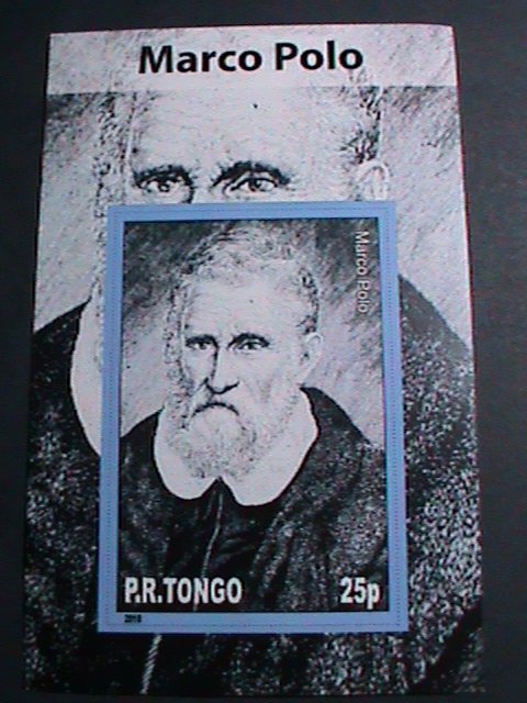 ​TONGA-2010 FAMOUS PERSON MARCO POLO -IMPERF: MNH S/S SHEET-VERY FINE