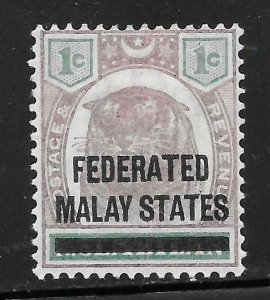 Malaya  (1900)  - Scott # 1, MH