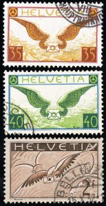 Switzerland Stamps # C13-6 Used VF Scott Value $210.00