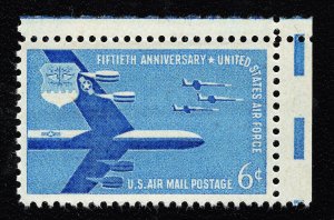 US C49 MNH VF 6 Cent 50th Anniversary U.S. Air Force Aim High!