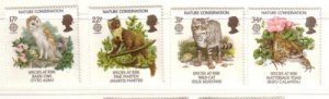 Great Britain Sc 1141-44 1986 Europa stamp set mint NH