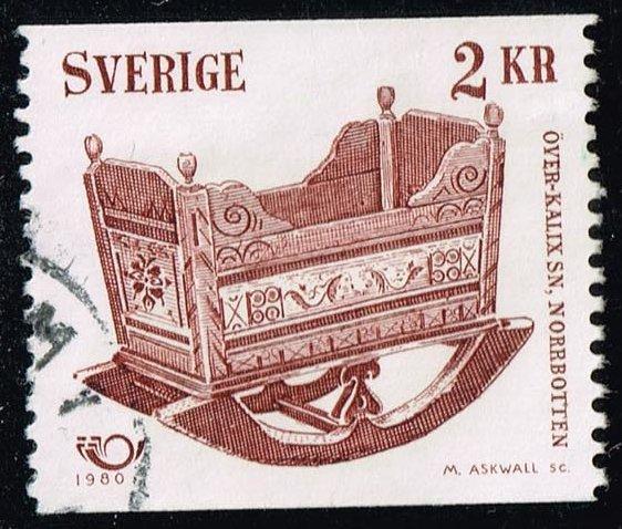 Sweden #1332 Cradle; Used (0.45)