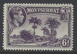 Montserrat, Scott #98; 6p King George VI, MLH