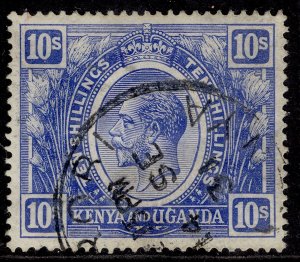 KENYA and UGANDA GV SG94, 10s bright blue, FINE USED. Cat £80. CDS