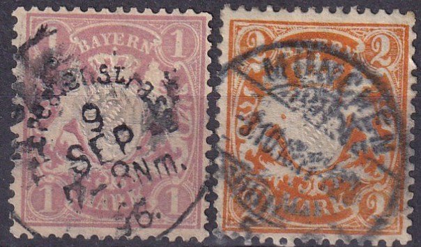 Bavaria #54-5  F-VF Used CV $11.50 (Z3998)