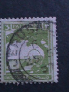 ​PALESTINE-1927- SC#64 RACHAEL'S TOMB-USED VF 96 YEARS OLD-FANCY CANCEL