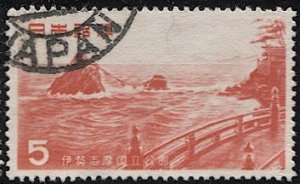 JAPAN  1953 Sc 585 Used  VF  5y  Ise-Shima National Park, Tokyo FM cancel