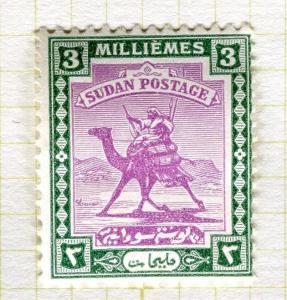 BRITISH E. AFRICA PROTECTORATE; 1927 Camel Rider issue Mint hinged 3m. value