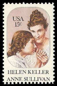 PCBstamps   US #1824 15c Helen Keller & Anne Sullivan, MNH, (6)