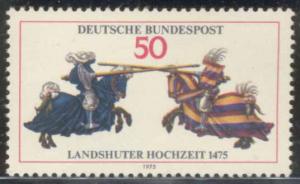 Germany ~ #1167 ~ Jousting ~ MNH