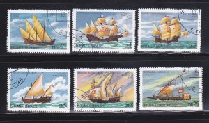 St Thomas and Prince Islands 534-539 Set U Ships