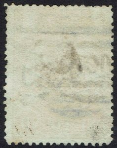 VICTORIA 1884 ST GEORGE STAMP DUTY 1 POUND PERF 12 POSTAL USED 