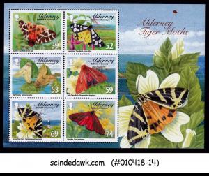 ALDERNEY - 2012 TIGER MOTHS / INSECTS / BUTTERFLIES - MIN/SHT MNH