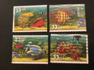 ICOLLECTZONE  US #3317-20 VF Used Fish