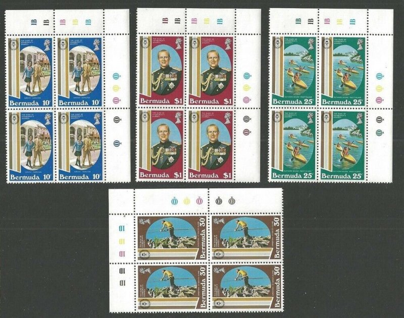 1981 Bermuda Girl Guide Duke Edinburgh corner blocks