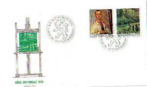 Luxembourg, First Day Cover, Art
