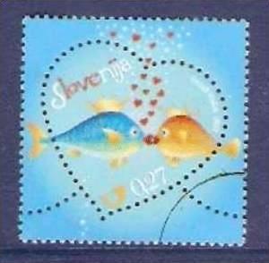 Slovenia 2009 A Kiss Heart shaped  SPECIMEN MNH # 2762-MXL