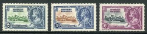 Northern Rhodesia SG19/21 1935 Silver Jubilee top 3 values M/M 
