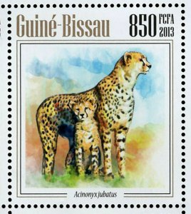 Wild Cats Stamp Leptailurus Serval Panthera Leo S/S MNH #6813-6816 