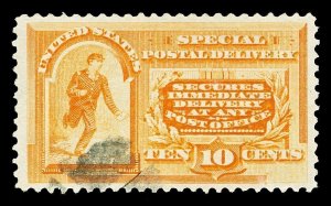Scott E3 1893 10c Special Delivery Issue Used F-VF Lightly Canceled Cat $50